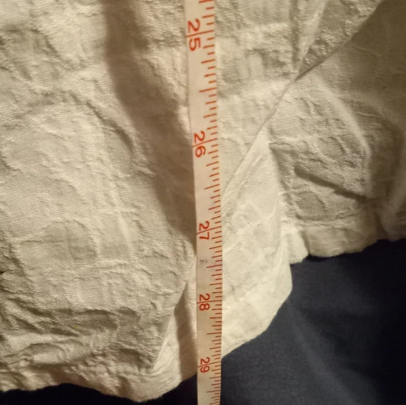 EUC white / off white linen shirt. xl - Picture 10 of 11